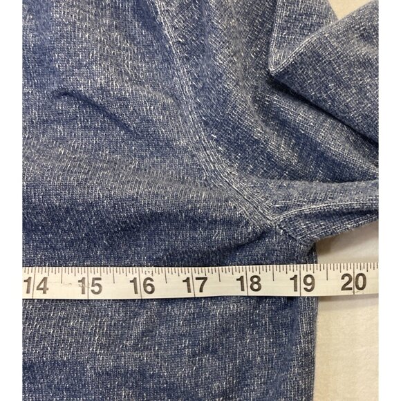 Medium Blue Express Pullover Sweatshirt 100% Cotton - Picture 4 of 7